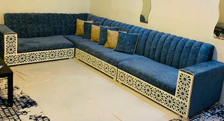 Riyadh, Household Items, SAR 1,  Blue  Sofa Majlis