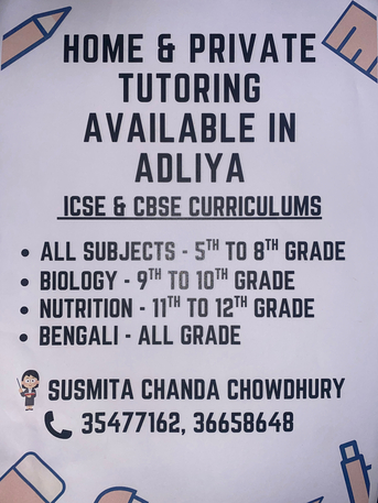 Manama, Lessons Offered, Private Tutoring