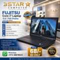 BHD 68,  FUJITSU Core I7 15.6" FHD Display Laptop 8GB RAM 256GB SSD Ready To Use Free Bag & Mouse