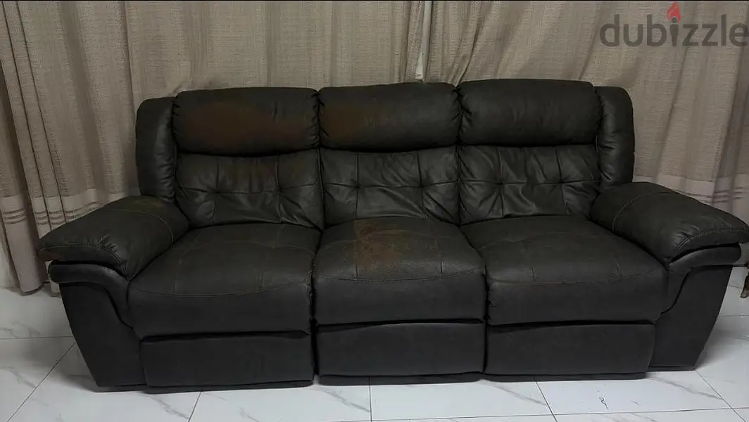 Dammam, Furniture, SAR 250,  Home Box 3-Seater Recliner Sofa (2-Piece Set) &ndash; SAR 250 Each
