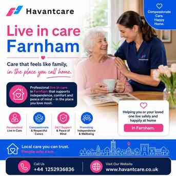 London, Health, Live-In Care In Farnham | Trusted Support At Home &ndash; Havantcare