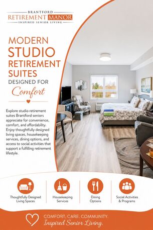 Toronto, General, Modern Studio Retirement Suites Designed For Comfort & Convenience