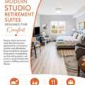 Modern Studio Retirement Suites Designed For Comfort & Convenience