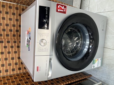 Jeddah, Appliances, SAR 1000,  🔥 HAAM 12KG Front Load Automatic Washing Machine &ndash; Inverter Motor | Steam Wash | 1400 RPM