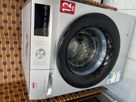 Jeddah, Appliances, SAR 1000,  🔥 HAAM 12KG Front Load Automatic Washing Machine &ndash; Inverter Motor | Steam Wash | 1400 RPM