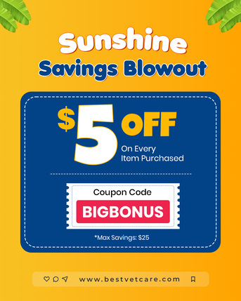 New York, Pet Supplies, BestVetCare Pet Supplies Sale &ndash; Extra $5 OFF Every Item