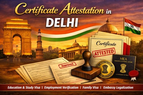 New Delhi, Legal, Certificate Attestation In Delhi