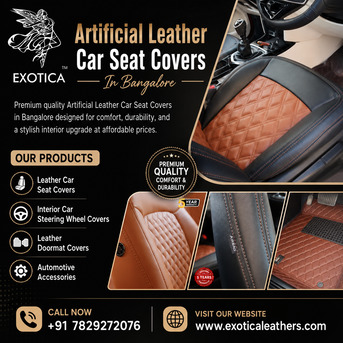 Bangalore, Auto Parts, Artificial Leather Car Seat Covers In Bangalore | Genuine Leather Car Seat Covers