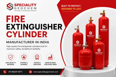 Mumbai, Industrial Machinery, Fire Extinguisher Cylinder Manufacturer In India | High-Quality Safety Cylinders By Specia