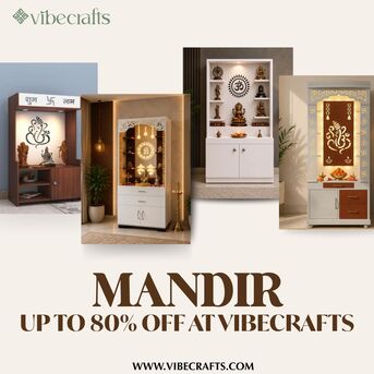 Noida, Household Items, INR 31999,  Mandir &ndash; Elegant Spiritual D&eacute;cor By Vibecrafts