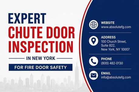 New York, Construction, Expert Chute Door Inspection In New York For Fire Door Safety