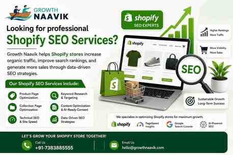 Mumbai, Marketing, Boost Your Shopify Store Rankings With Growth Naavik!