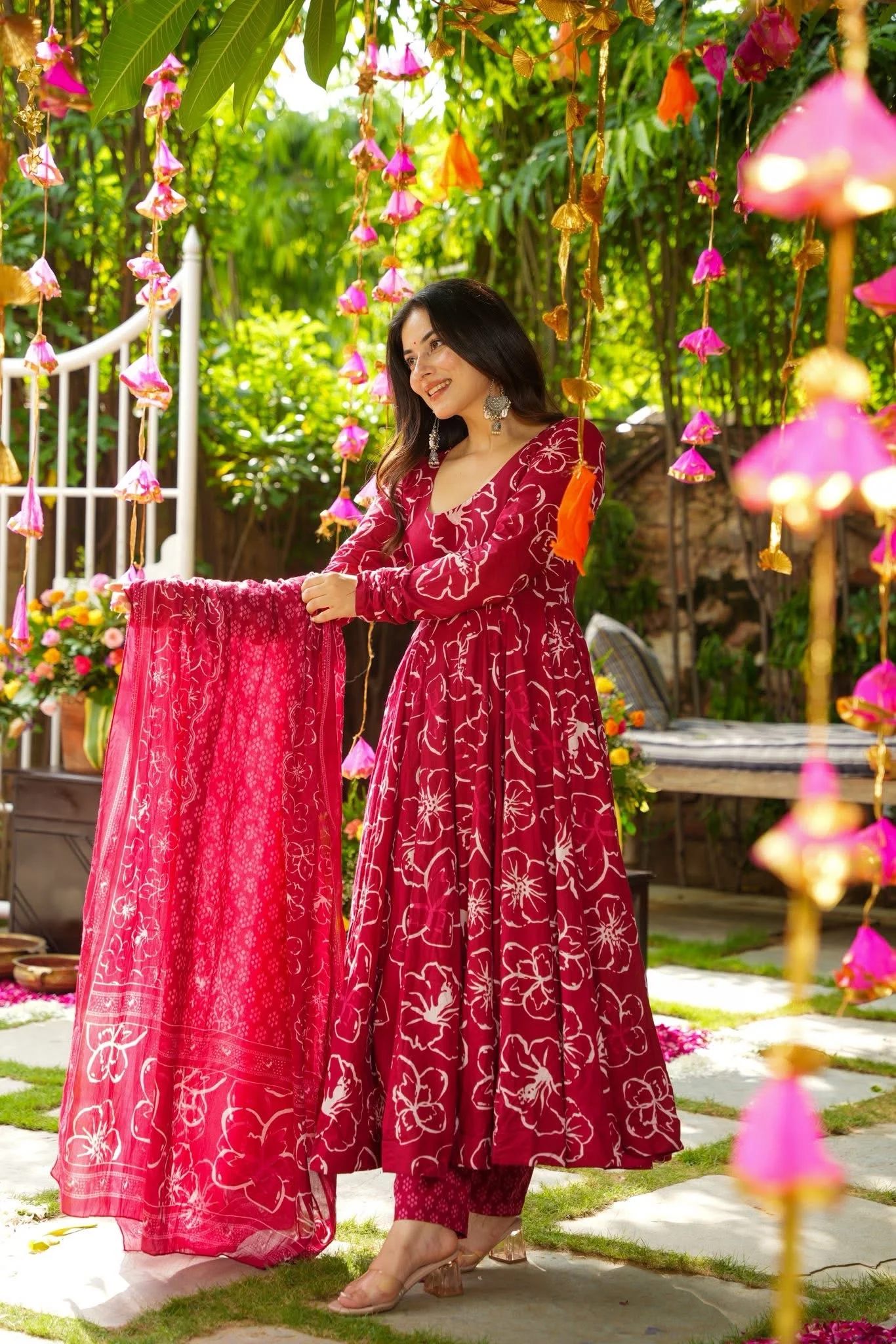 Jaipur, Clothing & Accessories, INR 3500,  Buy Idaho Gulchaand Cotton Suit Set Online