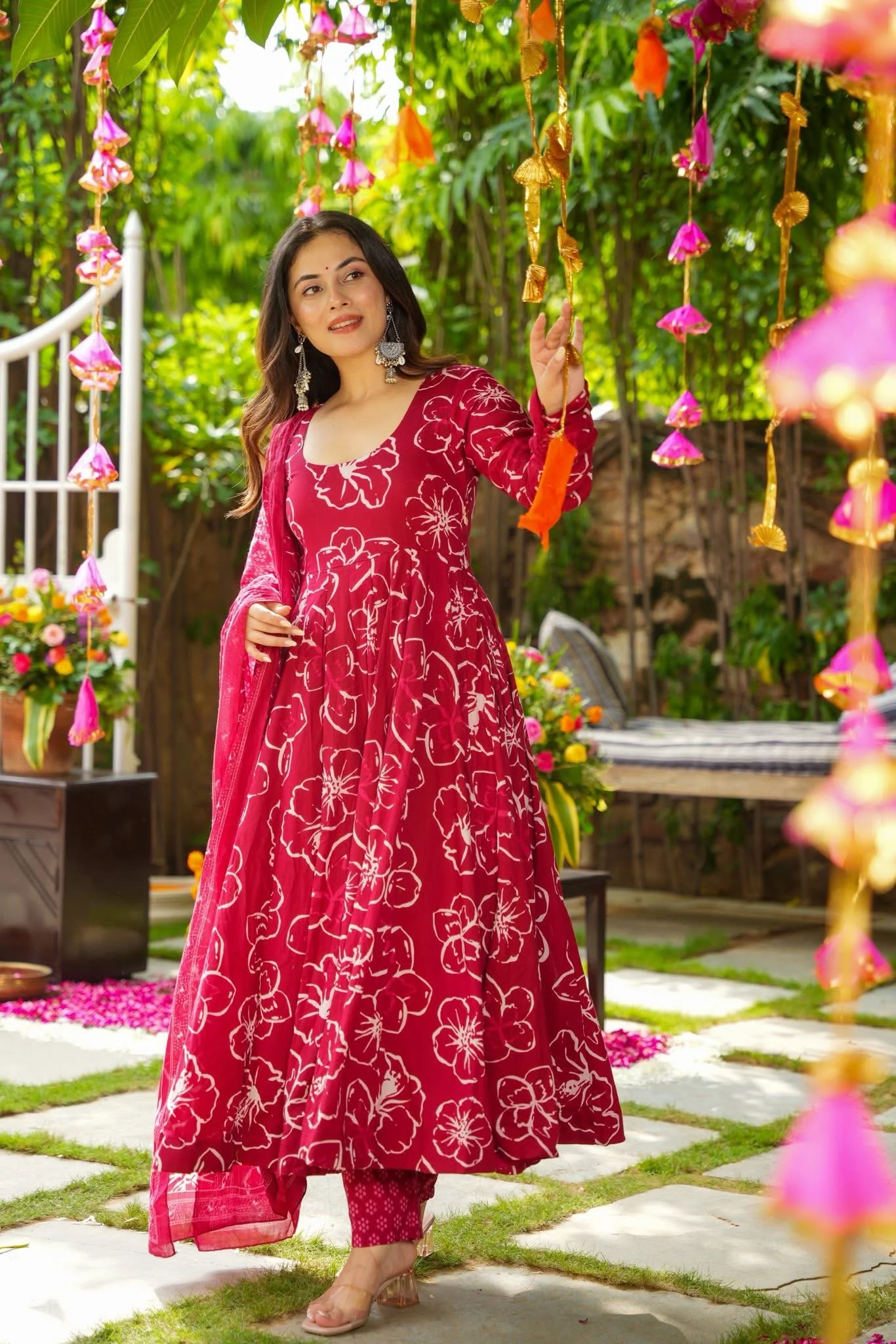 Jaipur, Clothing & Accessories, INR 3500,  Buy Idaho Gulchaand Cotton Suit Set Online
