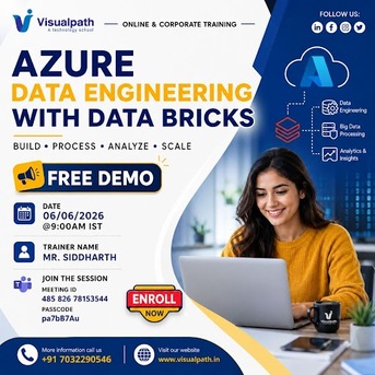 Hyderabad, Lessons Offered, Join Demo Azure Data Engineering With Databricks On June 6
