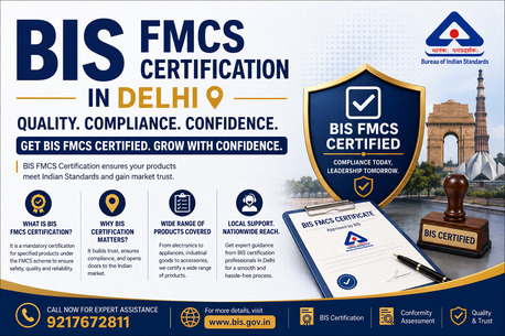New Delhi, Legal, BIS FMCS Certification In Delhi