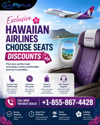 New York, Travel, Exclusive Hawaiian Airlines Choose Seats Discounts +1-855-867-4428