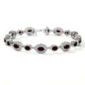 USD 6160,  Ruby Diamond Tennis Bracelet &ndash; Luxury Sale