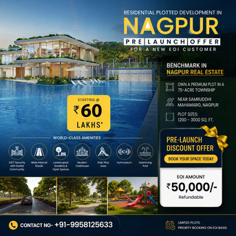 Nagpur, Residential Plots, INR 6000000,  1200 Sq. Feet,  A New Benchmark In Plot Development At Godrej Forest Estate Nagpur