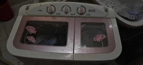 Abqaiq, Household Items, SAR 2,  Washing Machine 7 Kg Semi Auto New Only 250 Sar 3 Months Used By Family