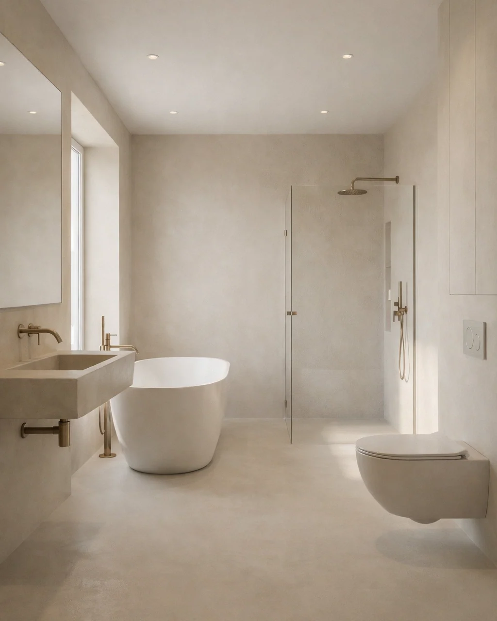Manama, Interior Design, Microcement Wall Finishes Work  ( Smooth & Rough Finishes Available )
