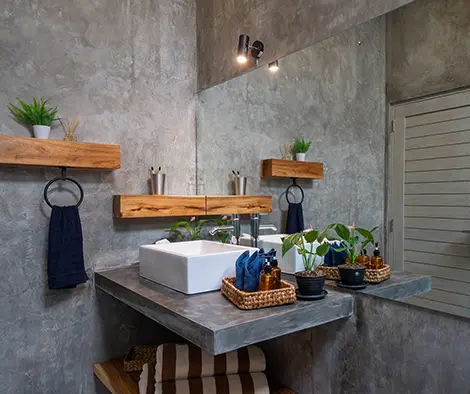 Manama, Interior Design, Microcement Wall Finishes Work  ( Smooth & Rough Finishes Available )