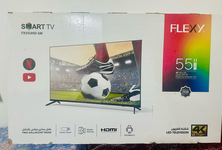 Riyadh, Electronics, SAR 700,  FLEXY 4K ULTRA HD Smart TV 55 Inch