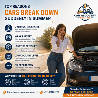 Dubai, Business, Top Reasons Cars Break Down Suddenly In Summer