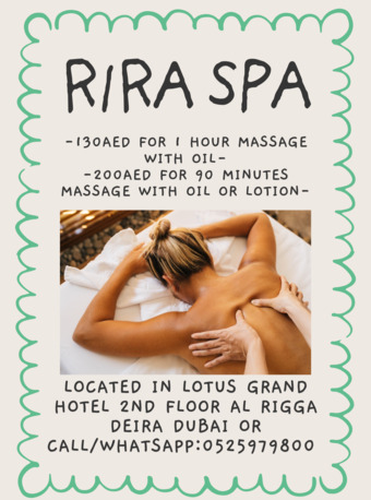 Al Rigga, Health, Rira Spa Offer 6/4/2026