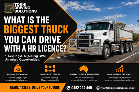 Sydney, Education, Biggest Truck You Can Drive With A HR Licence In Australia