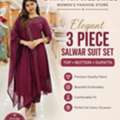 INR 1199,  Affordable Vichitra Silk Embroidered Suits Online | Women's Salwar Suit R456