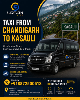 Chandigarh, Travel, Private Taxi From Chandigarh To Kasauli At Competitive Fares