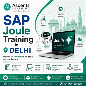 New Delhi, Education, SAP Joule Training In Delhi &ndash; Learn AI-Powered SAP Skills