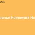 How To Get Effective Science Homework Help Online