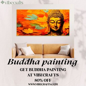 Noida, Household Items, INR 2600,  Buddha Painting &ndash; Peaceful Art For Elegant Spaces