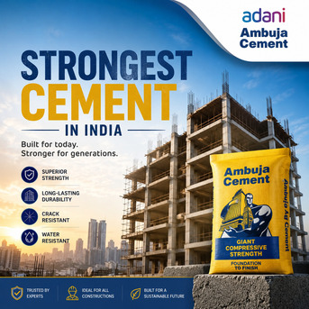 Ahmedabad, Materials, Confused About The Strongest Cement In India? Choose Ambuja Cement