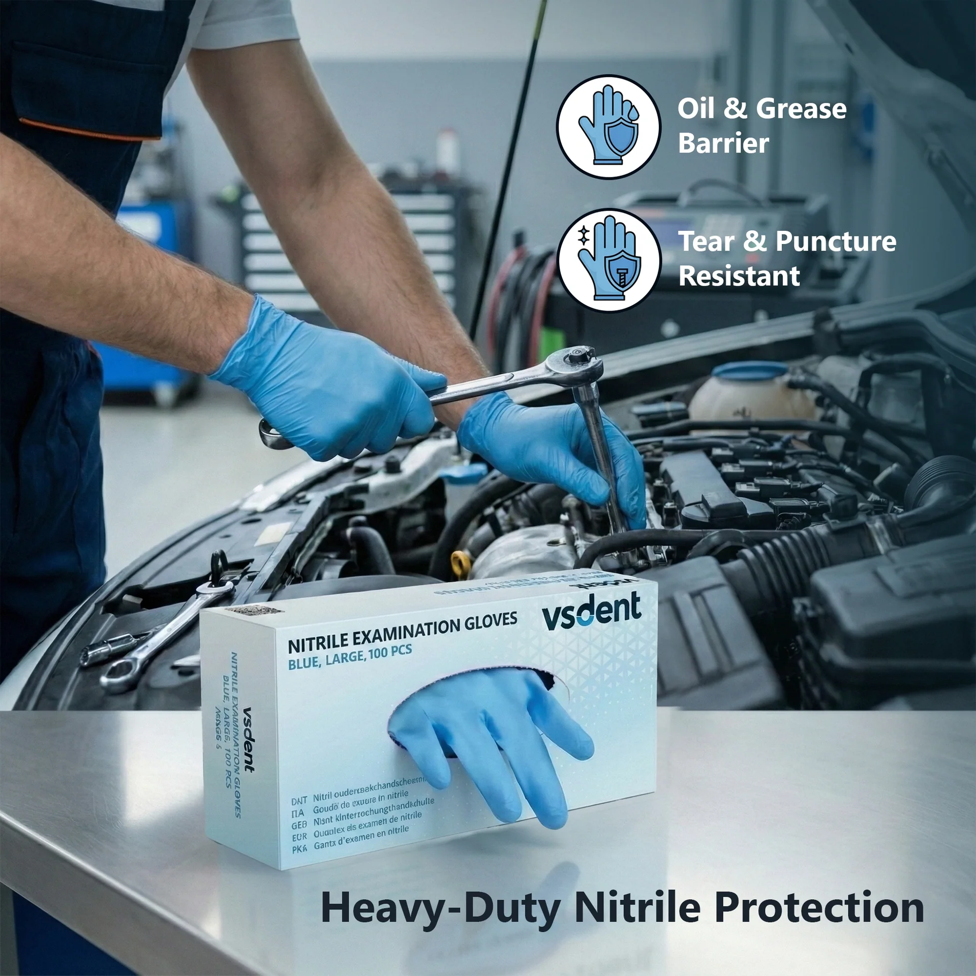 London, Health & Beauty Items, Blue Gloves For Professional Safety & Hygiene