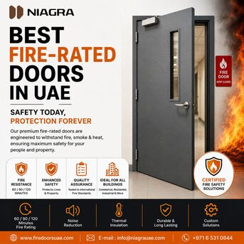 Dubai, Construction, Best Fire-rated Doors In UAE | Certified Fire Safety Solutions