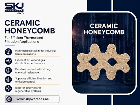 Silicon Oasis, Business, Durable Ceramic Honeycomb Structures For Heat Recovery Systems