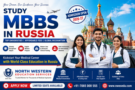 New Delhi, Lessons Offered, Study MBBS In Russia &ndash; Admission Open 2026-27 🇷🇺🩺