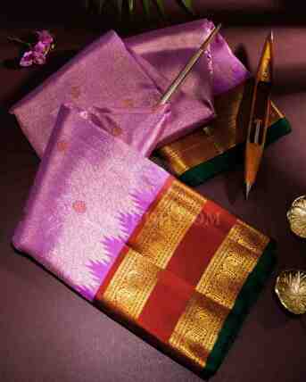 Chennai, Clothing & Accessories, INR 48050,  Elegant Lavender Silk Sarees | Pashudh