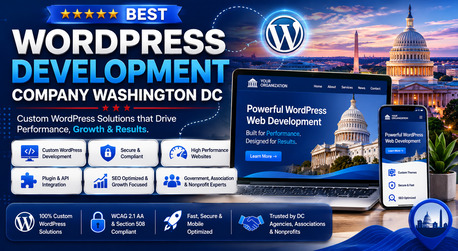 Washington DC, Web Design & Development, Best WordPress Development Company Washington DC