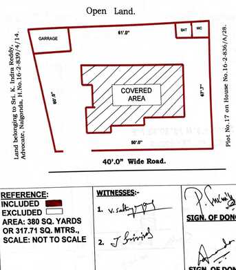 Hyderabad, Residential Plots, INR 10,  380 Sq. Yard,  380 Sq Yd - Old House Avaliable For Sale