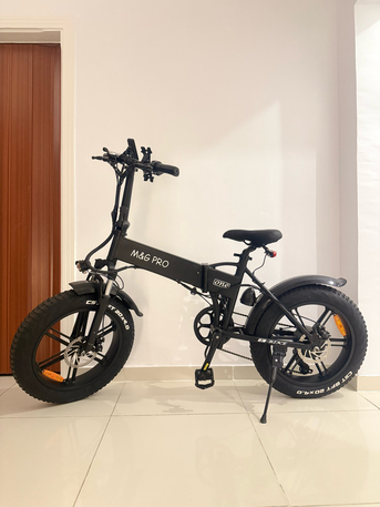 Jeddah, Bicycles, SAR 2000,  🚲 M&G PRO Folding Fat Tire Electric Bike &ndash; Like New!