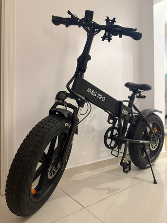 Jeddah, Bicycles, SAR 2000,  🚲 M&G PRO Folding Fat Tire Electric Bike &ndash; Like New!