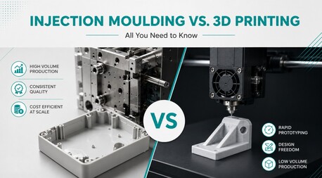 Ahmedabad, Automotive, Injection Moulding Vs. 3D Printing: A Manufacturer