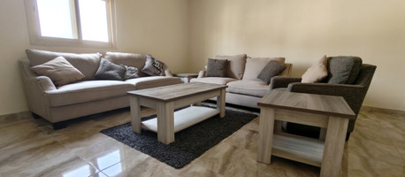 Al Qirawan, Furniture, SAR 800,  URGENT - Complete Sofa Set With Tables & Rug