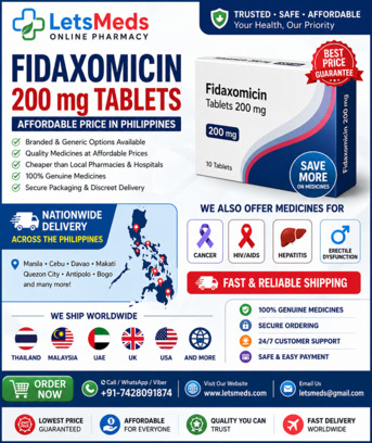 General Santos City, Health & Beauty Items, PHP 1,  Buy Fidaxomicin Online In The Philippines And Thailand