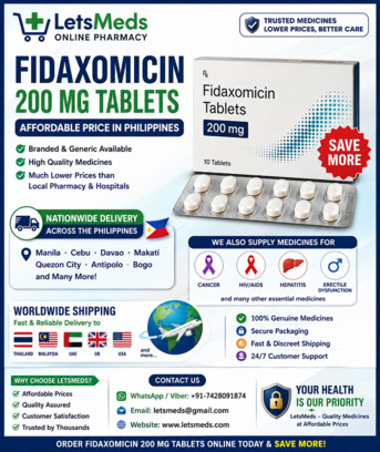General Santos City, Health & Beauty Items, PHP 1,  Buy Fidaxomicin Online In The Philippines And Thailand