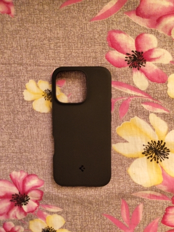 Manama, Mobile Phones, BHD 5,  Spigen Black Sandblast Cover For IPhone 16 Pro